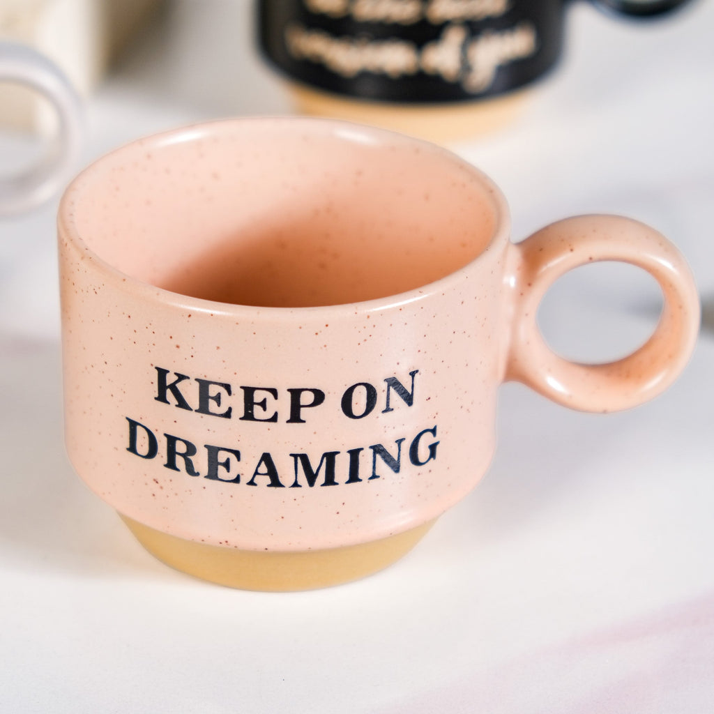 Productivity Quotes Stackable Cup Set Of 4 215ml Nestasia