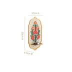 Motif Jharokha Tealight Candle Holder Lippan Wall Art Set Of 2 Nestasia