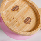 Mouse Toddler Plate With Suction Base And Matching Spoon Nestasia