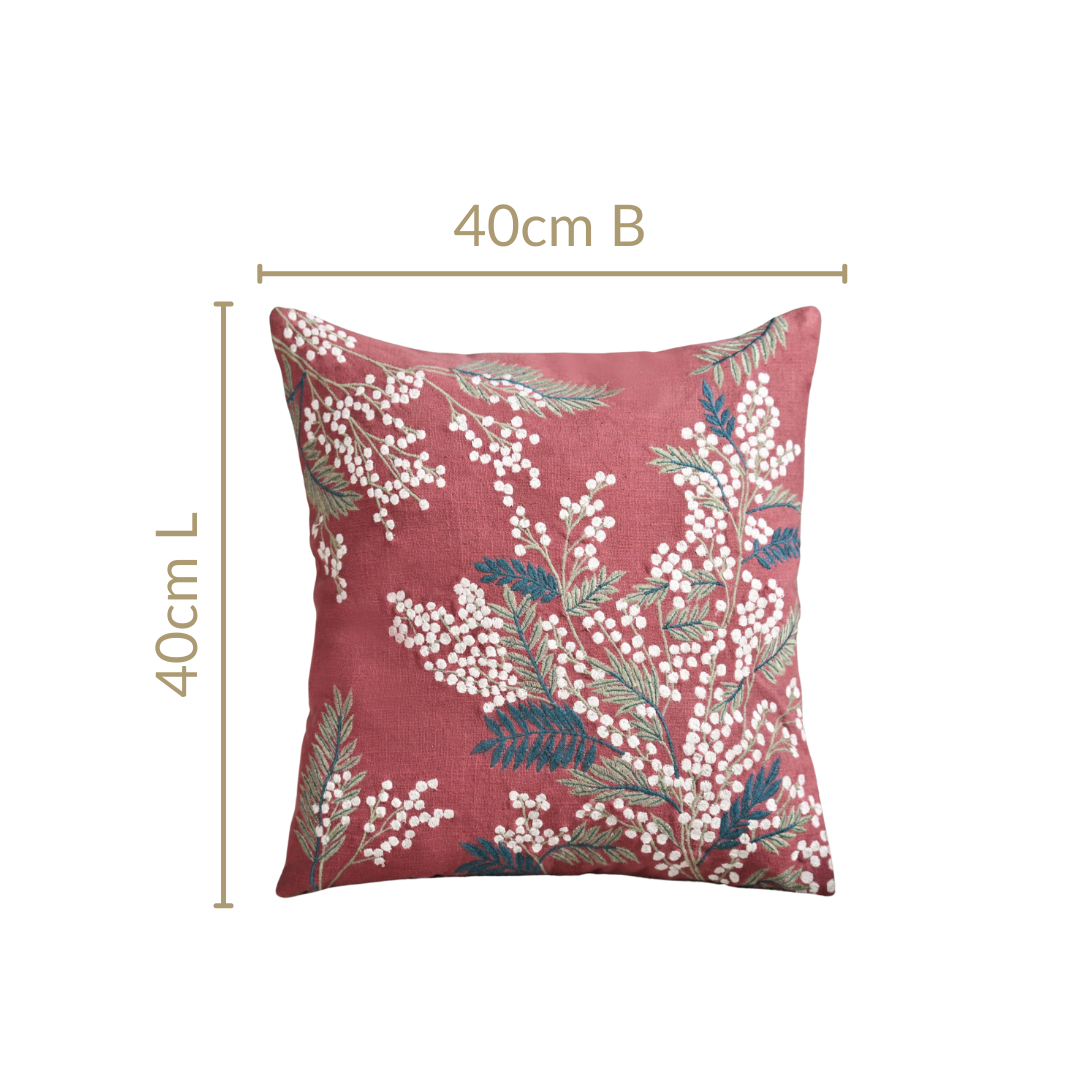 Mulberry Blossom Couch Cushion Cover 40x40cm Nestasia