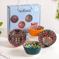 Multicolour Mandala Snack Bowl Set Of 4 380ml Nestasia