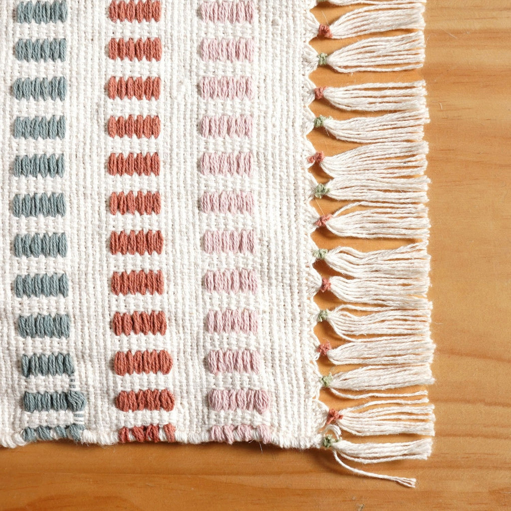 Multicoloured Cotton Placemat Set Of 6 Nestasia