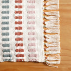 Multicoloured Cotton Placemat Set Of 6 Nestasia