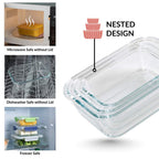 Kaleido Food Containers With Air Vents Set Of 3 370ml 660ml 1000ml Nestasia