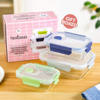 Kaleido Food Containers With Air Vents Set Of 3 370ml 660ml 1000ml Nestasia