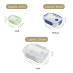 Kaleido Food Containers With Air Vents Set Of 3 370ml 660ml 1000ml Nestasia