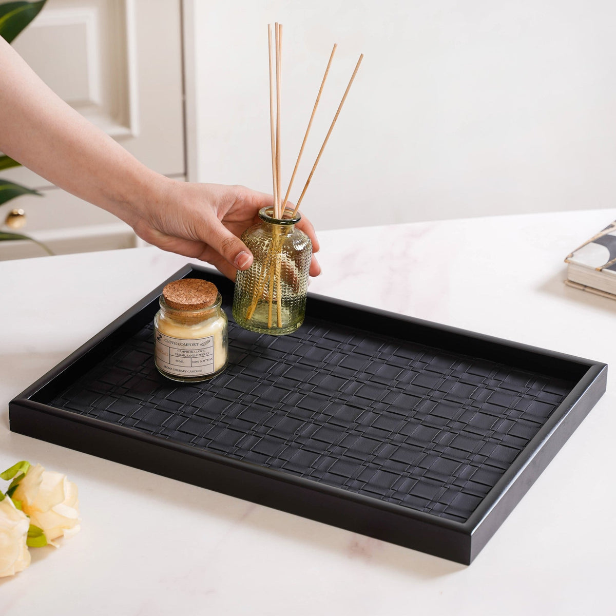 Multipurpose Decorative Jewellery Tray Large Nestasia