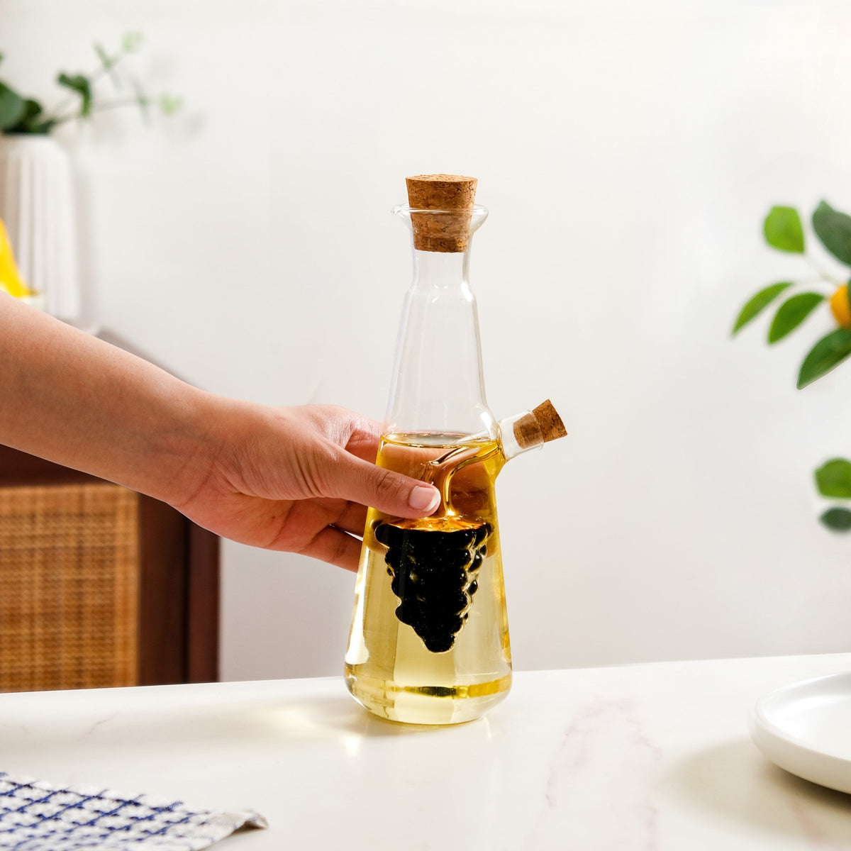 Multipurpose Cruet For Olive Oil And Balsamic Vinegar Nestasia