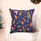 Enchanted Foliage Embroidered Sofa Cushion Cover 40x40cm Nestasia