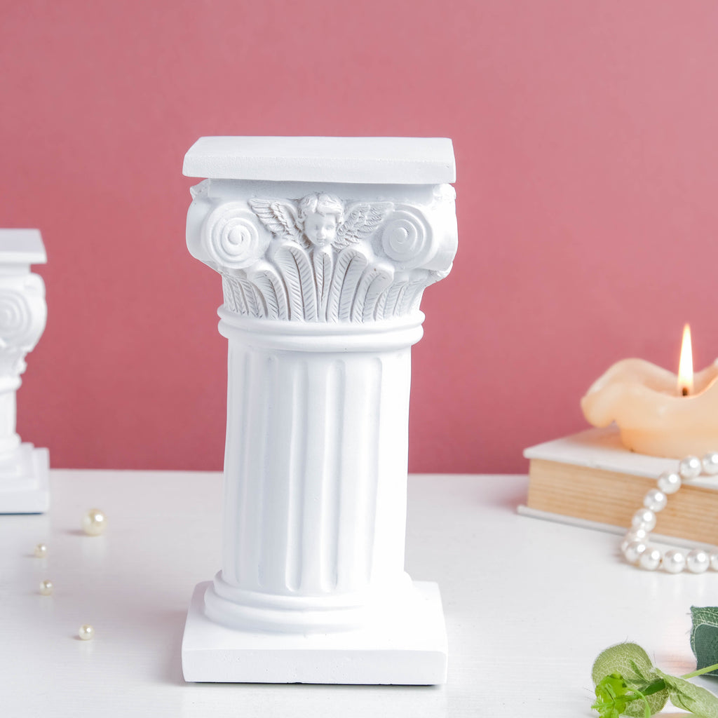 White Augustus Roman Pillar Large Nestasia