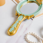 Venus Vanity Handheld Mirror Green