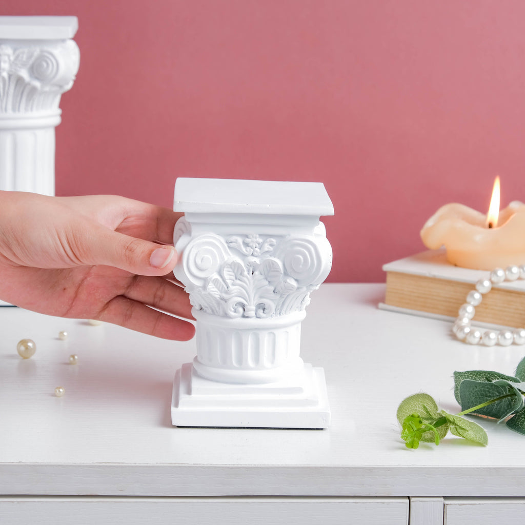 White Augustus Roman Pillar Small Nestasia