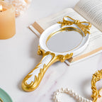 Venus Vanity Handheld Mirror White Nestasia