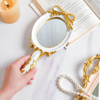 Venus Vanity Handheld Mirror White Nestasia