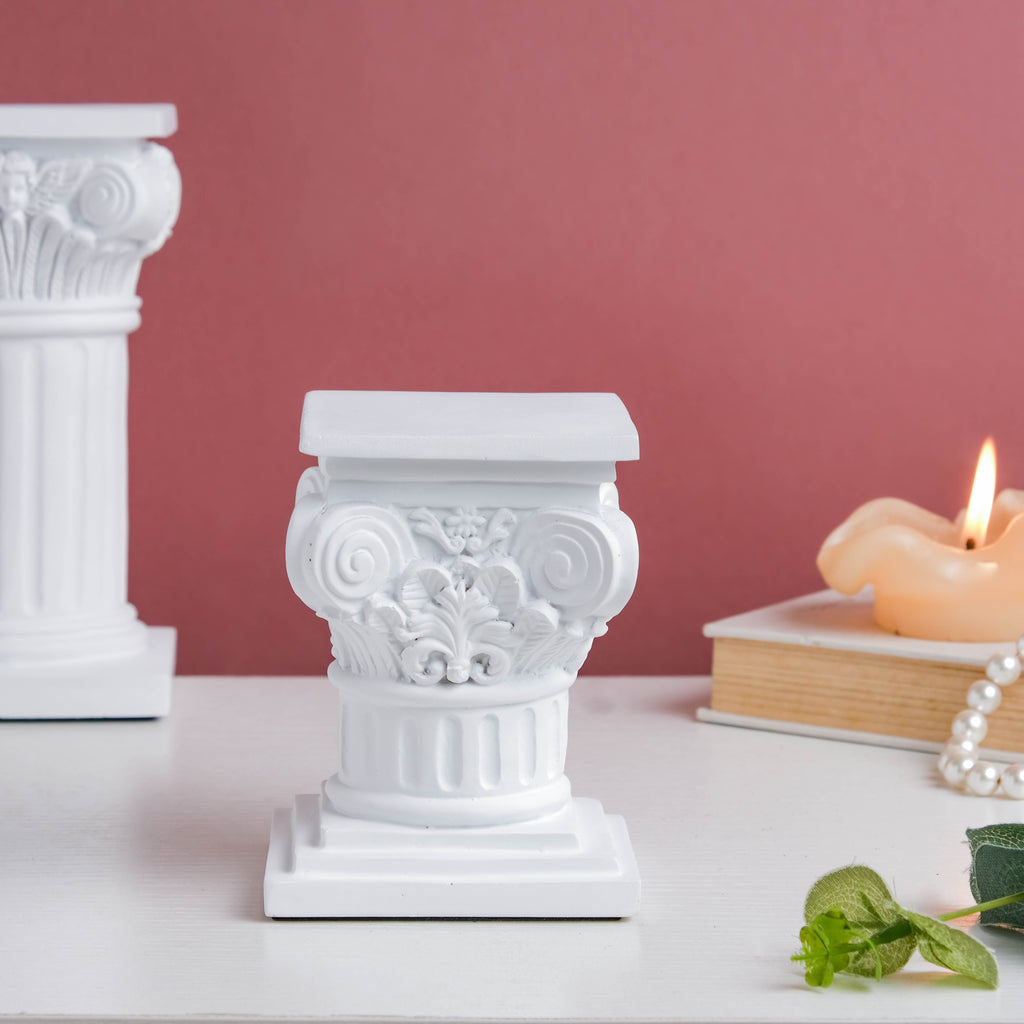 White Augustus Roman Pillar Small Nestasia