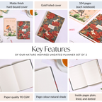 Nature Inspired Undated Planner Set Of 2 Nestasia
