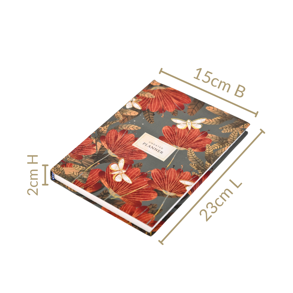 Nature Inspired Undated Planner Set Of 2 Nestasia