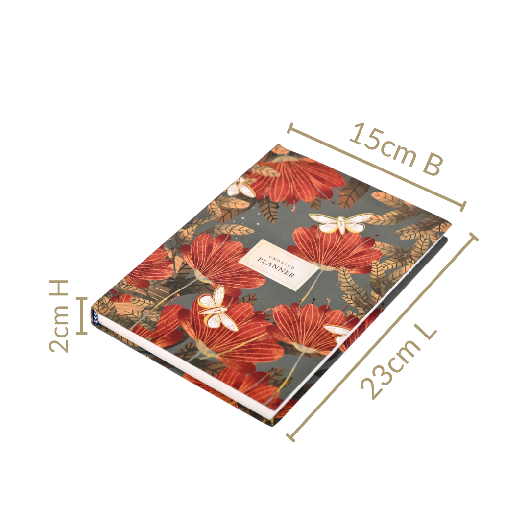 Nature Inspired Undated Planner Set Of 2 Nestasia