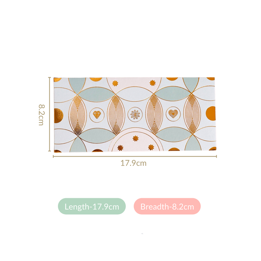 Set Of 12 Light Blue Premium Paper Envelope For Gifting Money Nestasia
