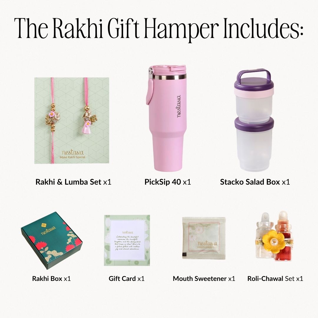 Sip And Snack Rakhi Gift Hamper Nestasia
