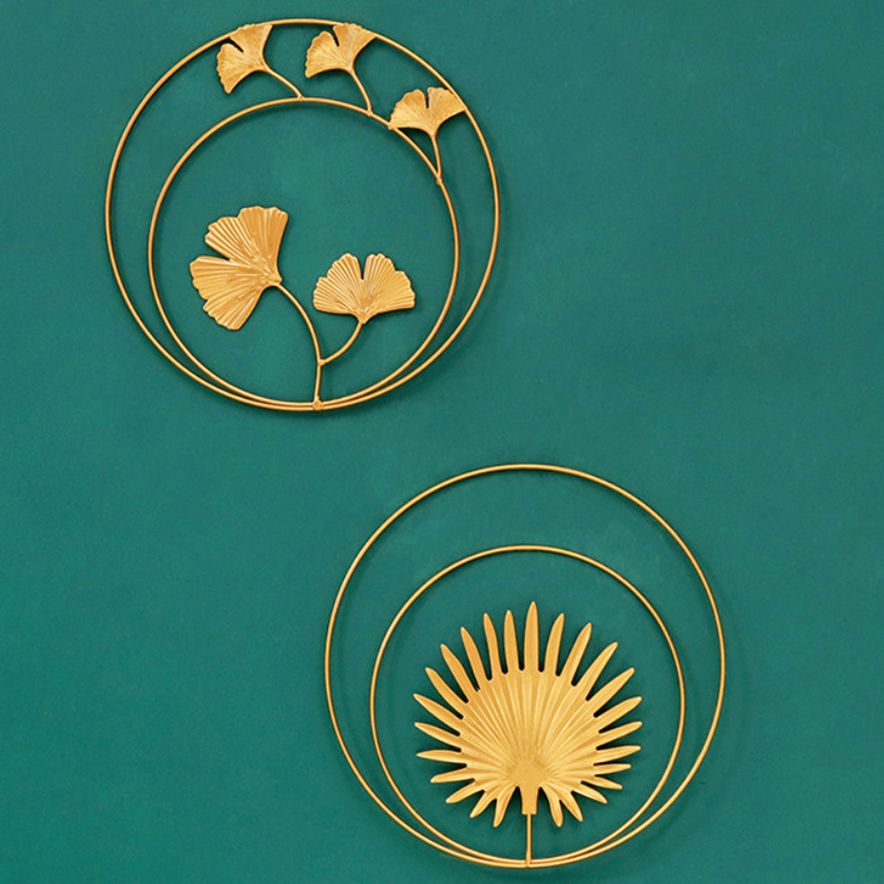 Golden Wall Decor Nestasia