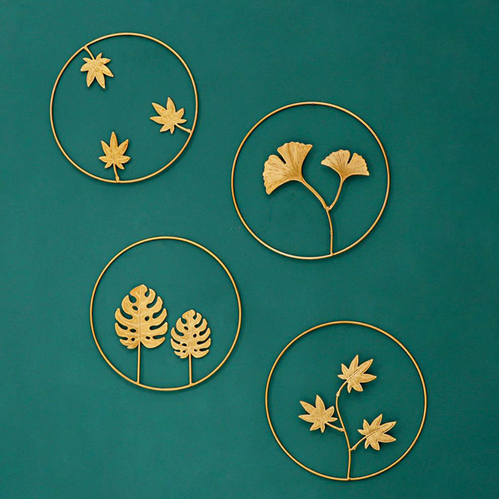 Golden Wall Decor Nestasia