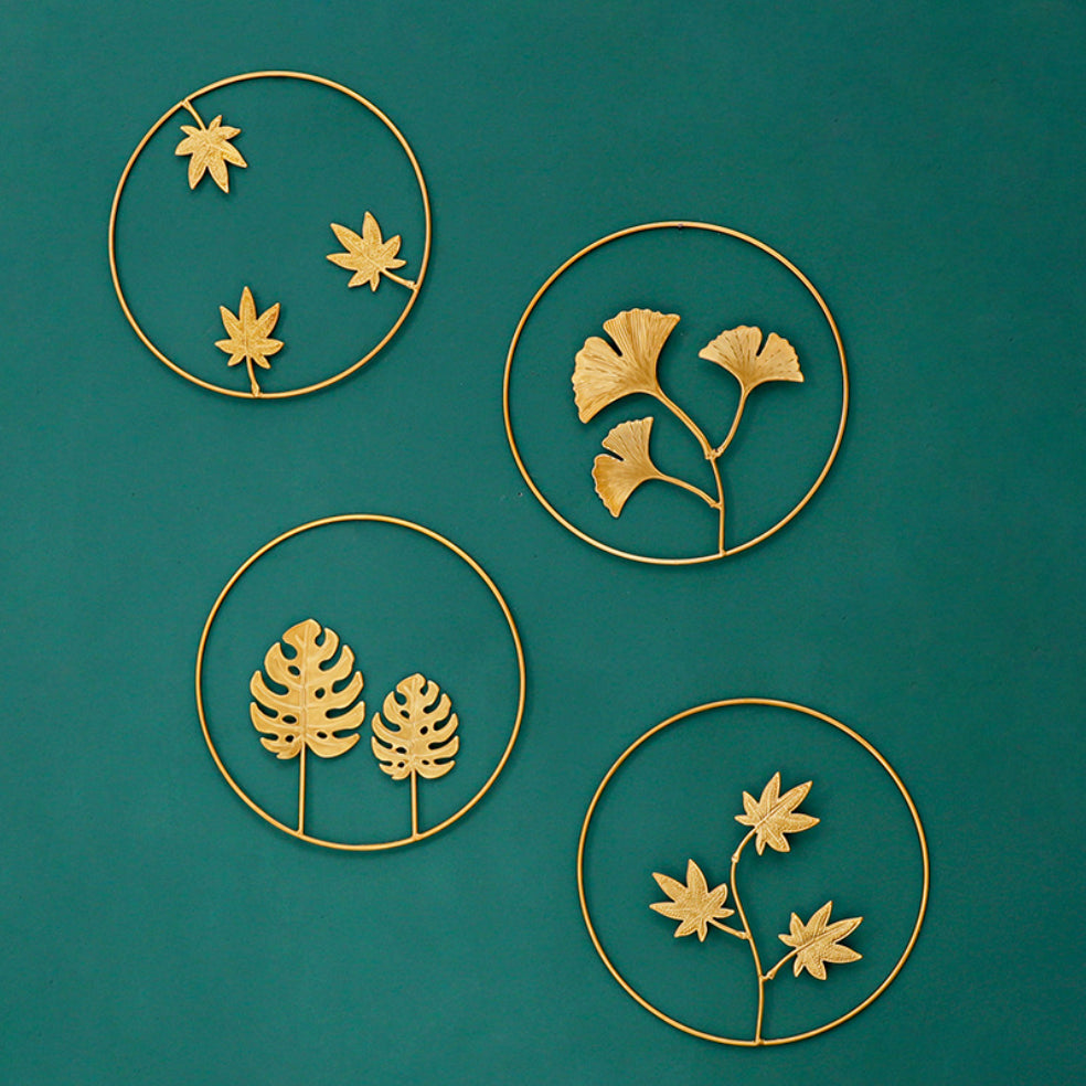 Golden Wall Decor Nestasia