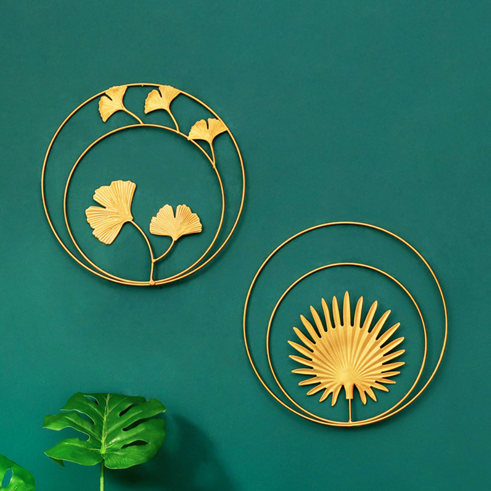 Golden Wall Decor Nestasia