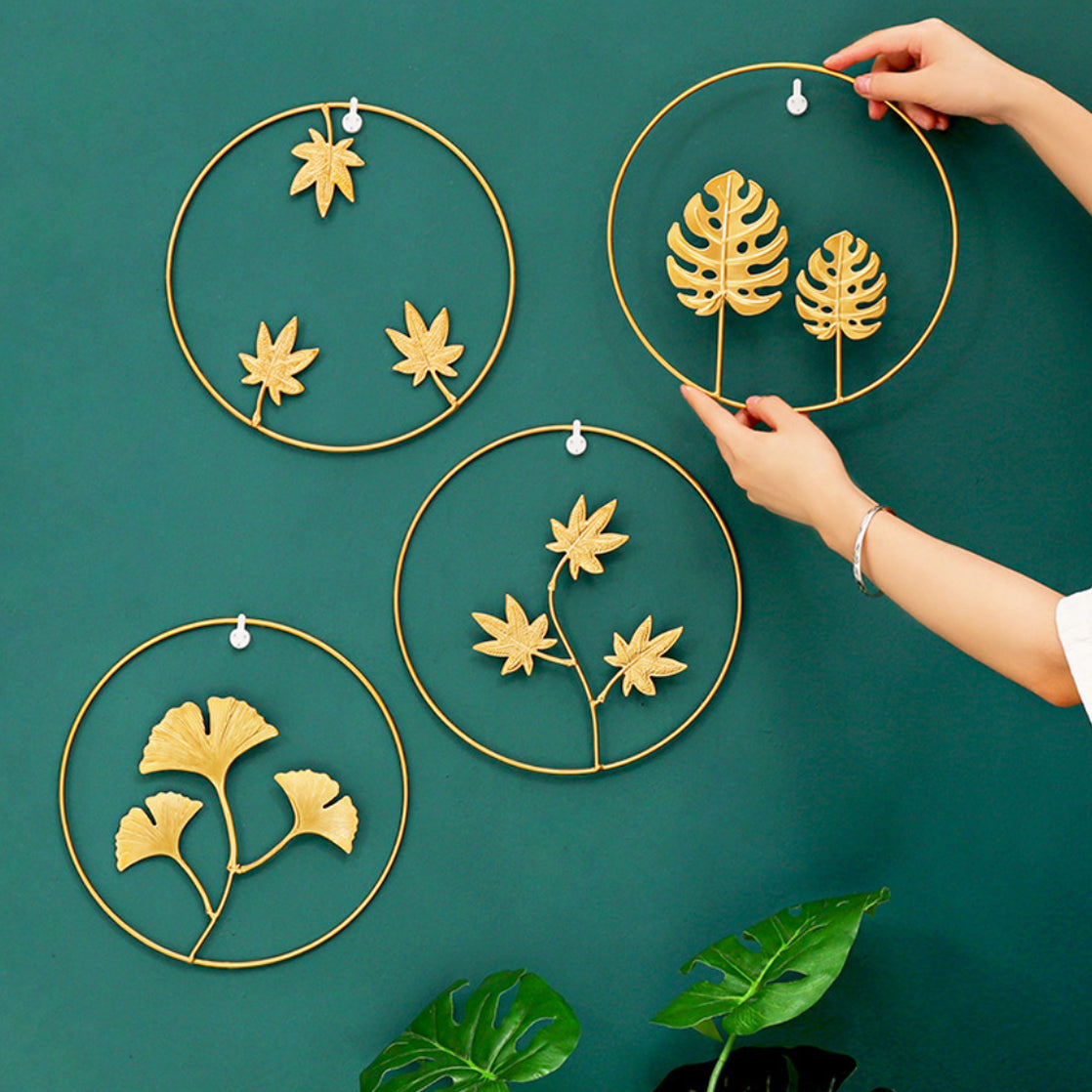 Golden Wall Decor Nestasia