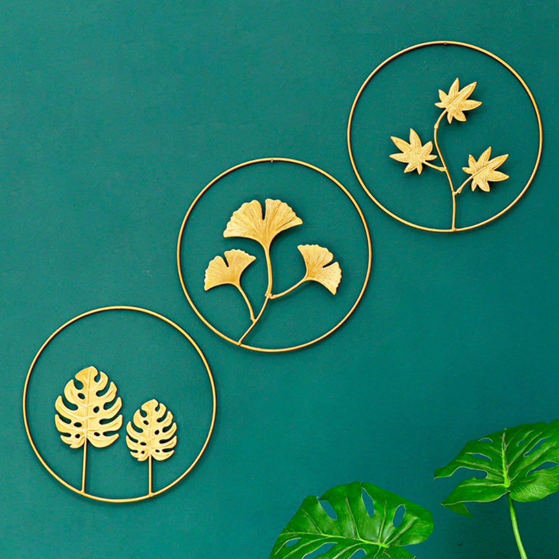 Golden Wall Decor Nestasia