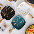 Marble Texture Square Dish Nestasia