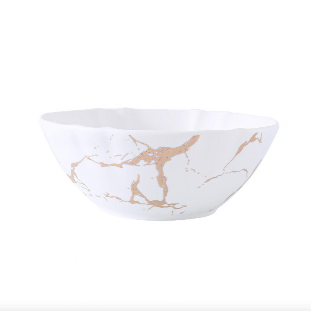Marble Texture Soup Bowl Nestasia