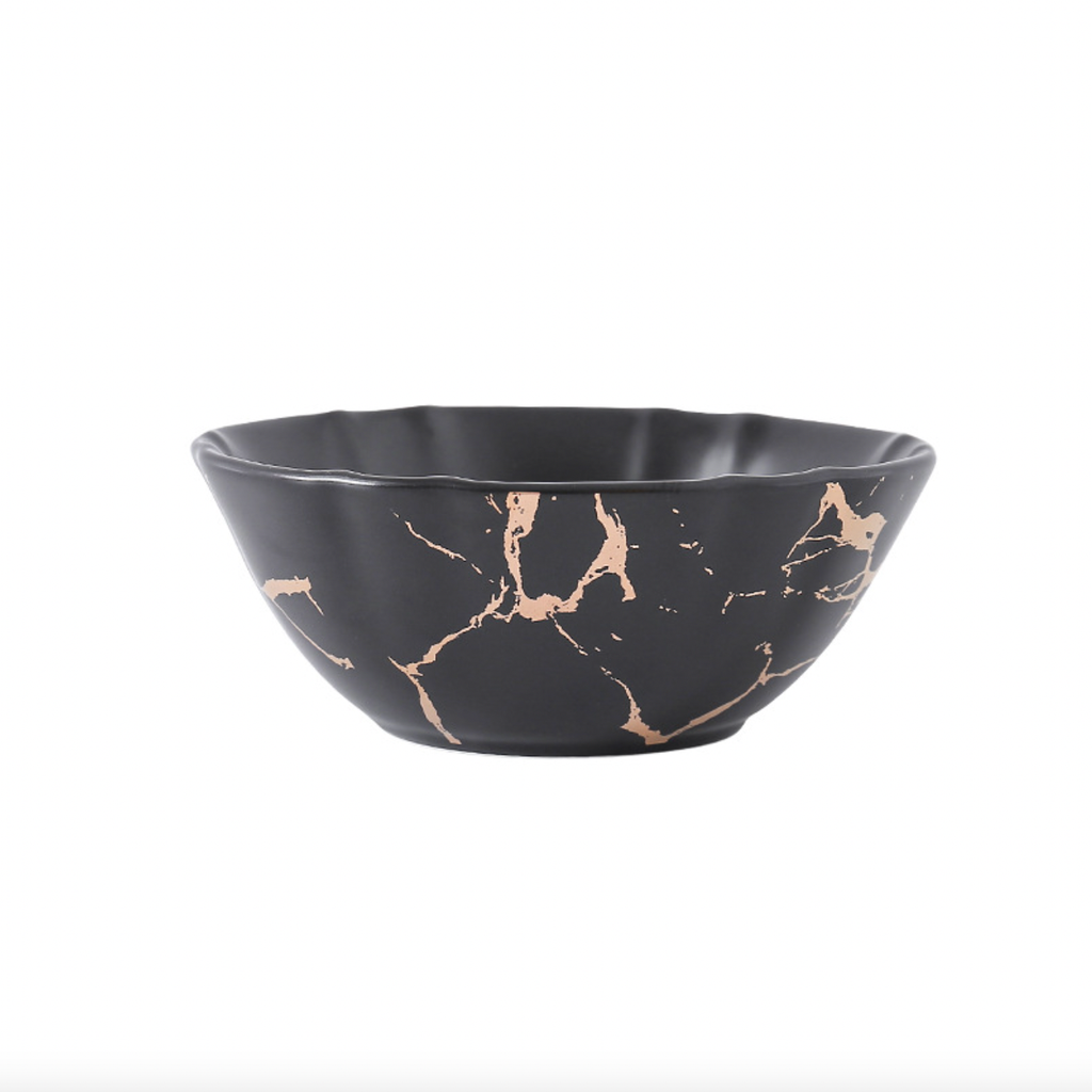 Marble Texture Soup Bowl Nestasia