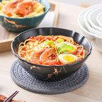 Marble Texture Soup Bowl Nestasia