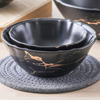 Marble Texture Soup Bowl Nestasia