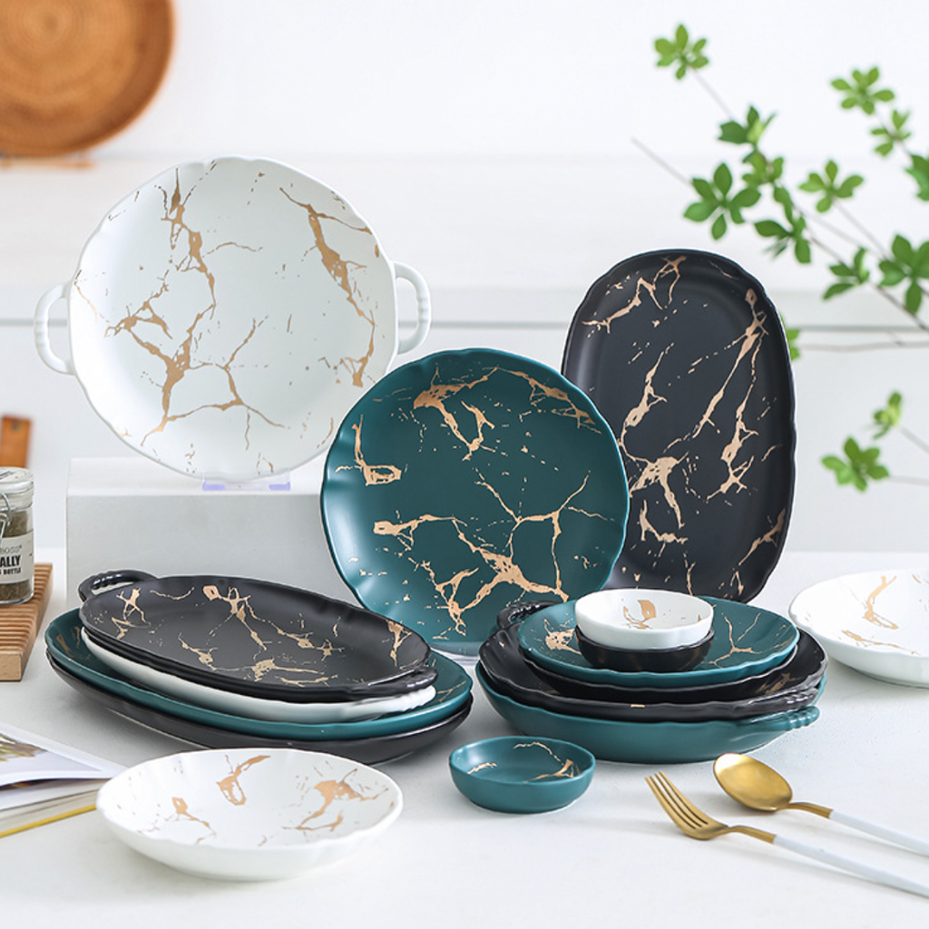 Ceramic Salad Plate Nestasia