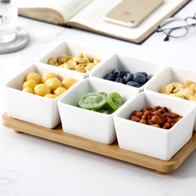 Bowl Set With Tray Nestasia
