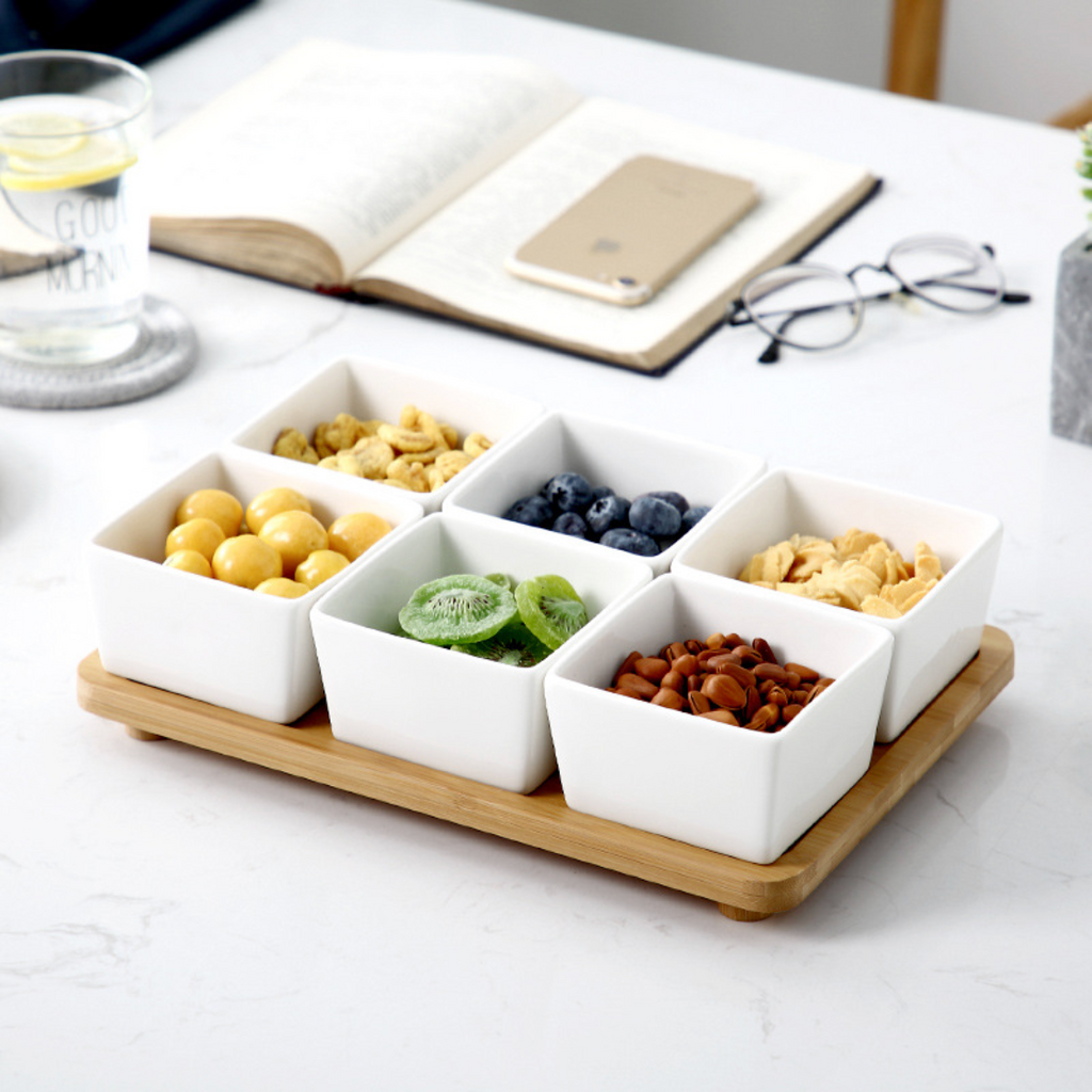 Bowl Set With Tray Nestasia