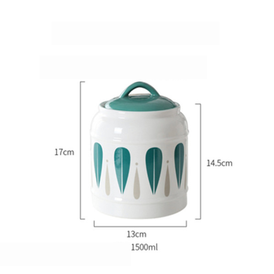 Airtight Jars Green Nestasia