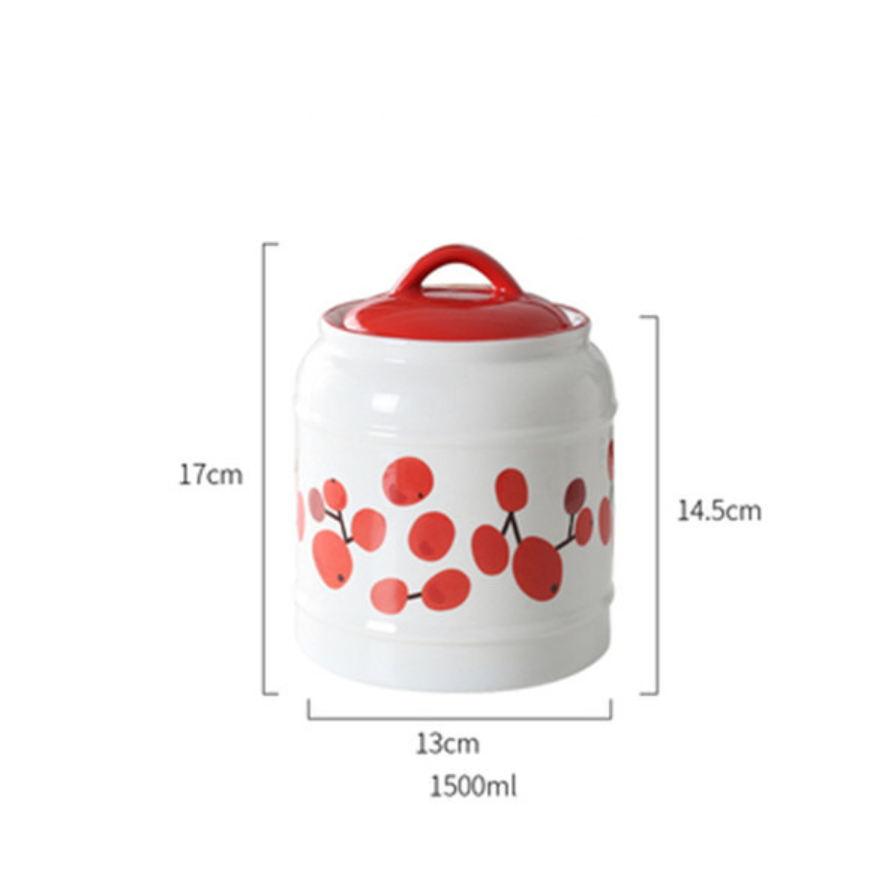 Airtight Jars Red Nestasia
