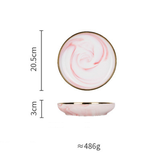 Pink Marble Plate Nestasia