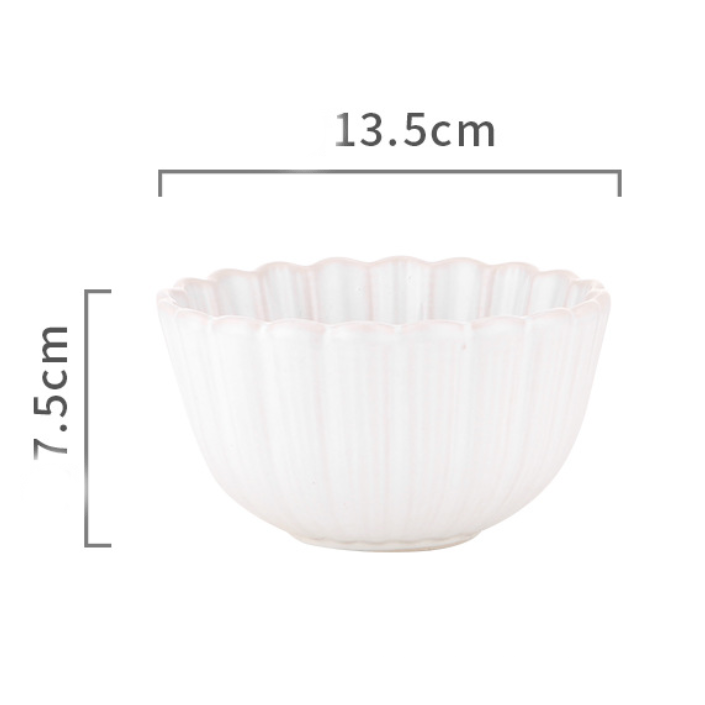 Ocean Snack Bowl White 500ml Nestasia