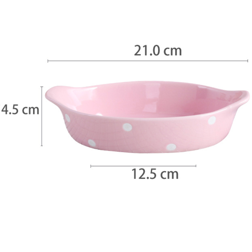 Polka Dots Dish 400 ml Nestasia