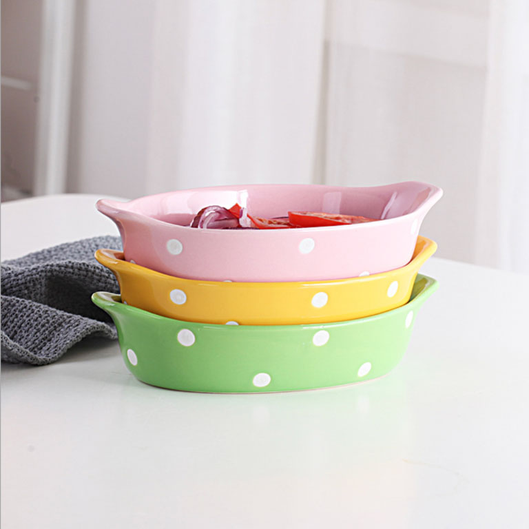 Polka Dots Dish 400 ml Nestasia