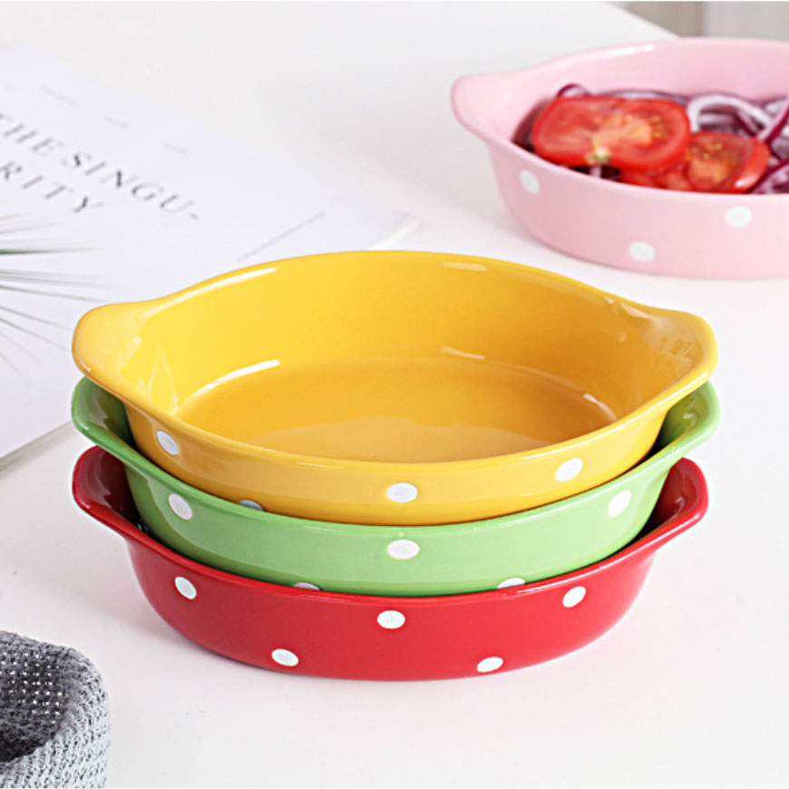 Polka Dots Dish 400 ml Nestasia