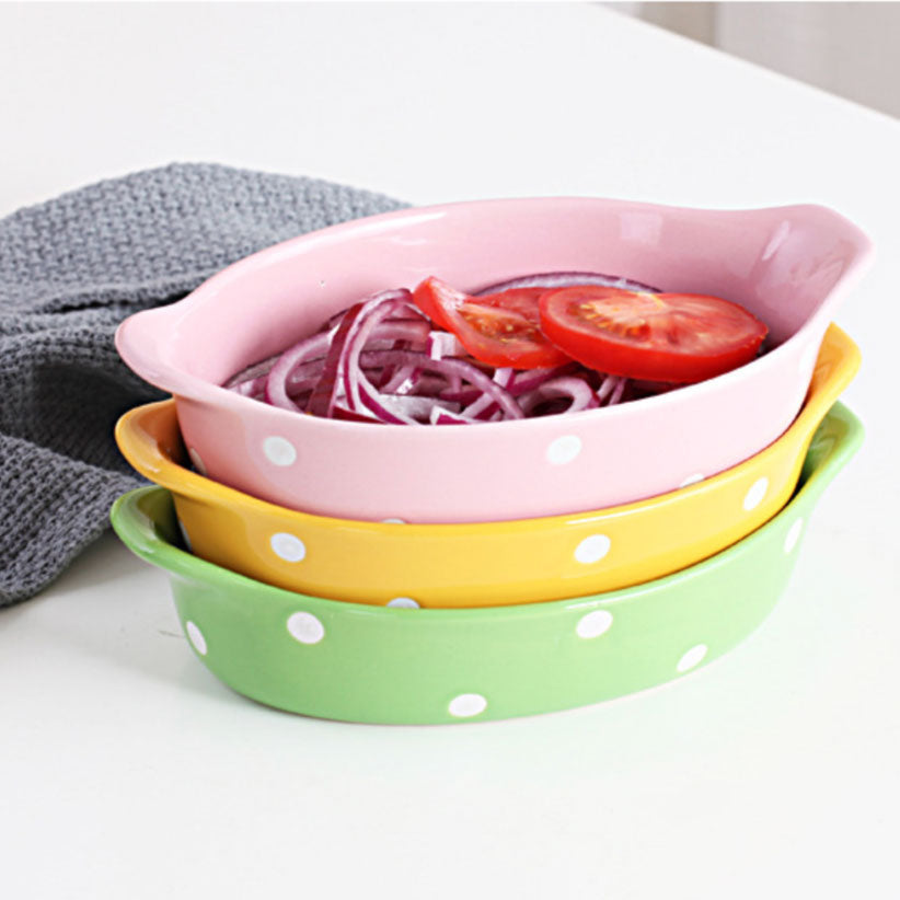 Polka Dots Dish 400 ml Nestasia
