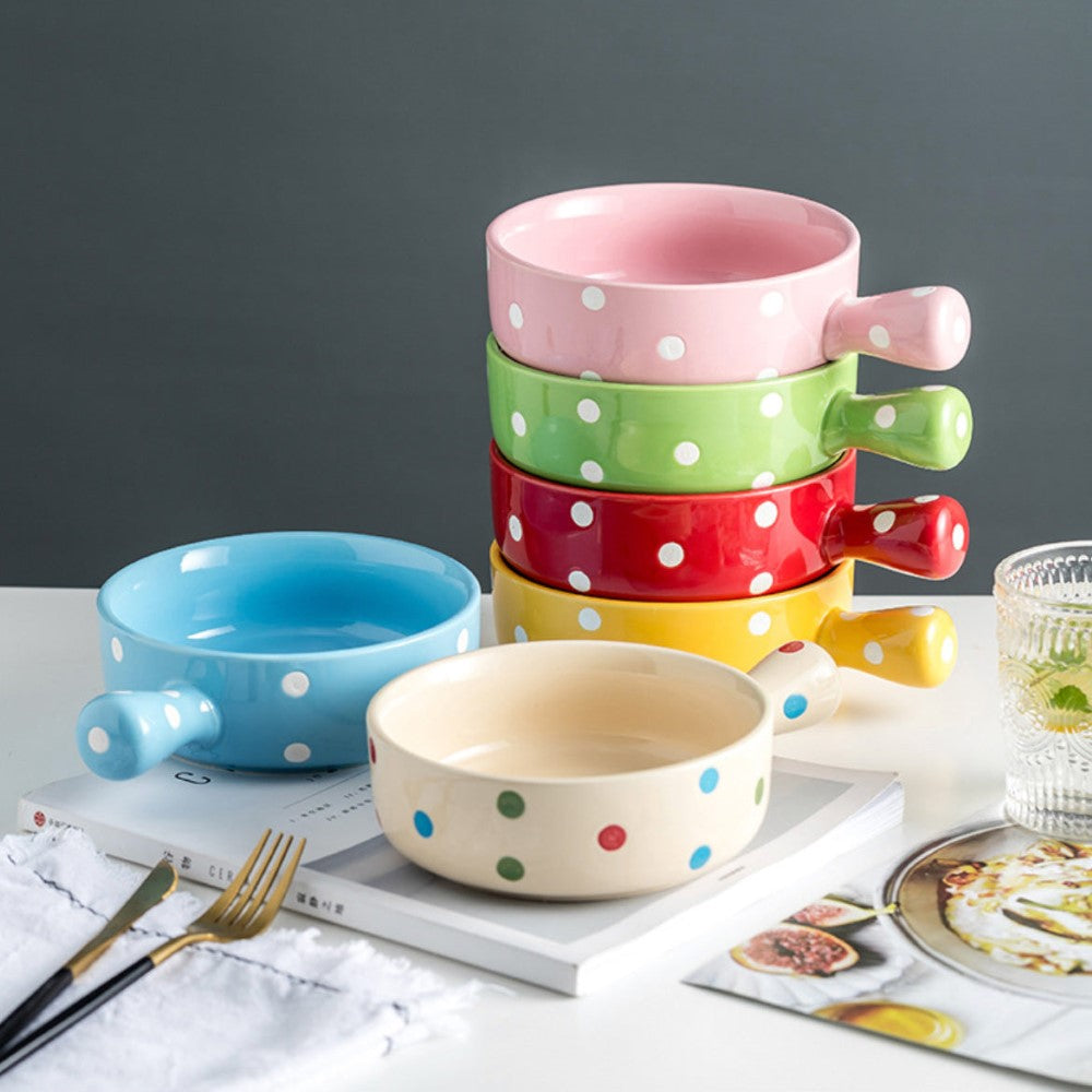 Dots Bowl With Handle Nestasia