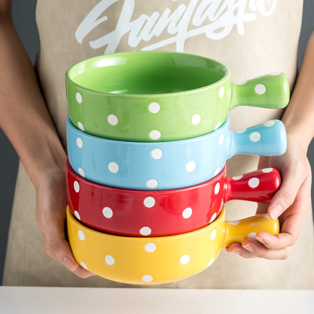 Dots Bowl With Handle Nestasia