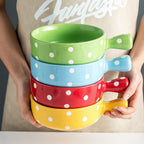 Dots Bowl With Handle Nestasia