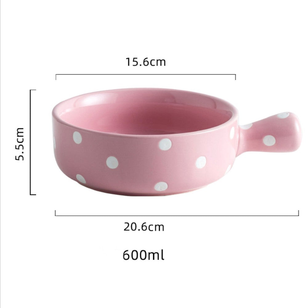 Dots Bowl With Handle Nestasia